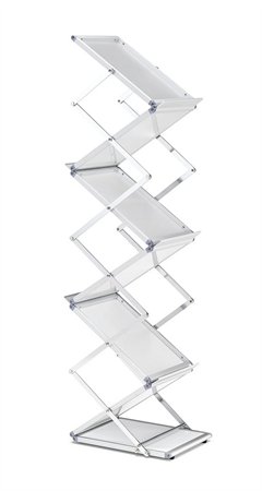 Broschyrställ Plexi, golv